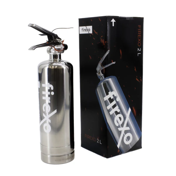 Firexo Stainless Steel 2 Litre Fire Extinguisher