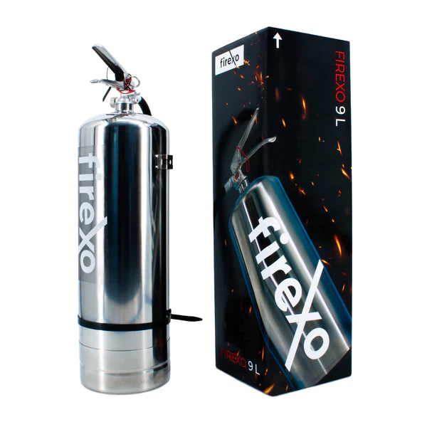 Firexo Stainless Steel 9 Litre Fire Extinguisher