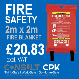 FlameDefend Fire Blanket - 2m x 2m