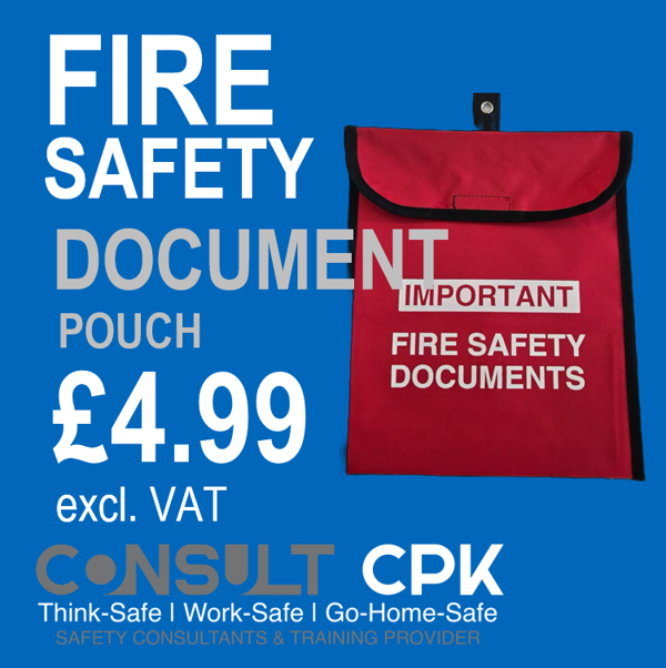 Fire Safety Documents Pouch